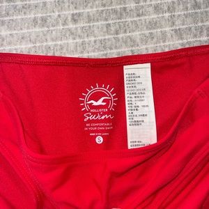 Red Hollister Bikini Bottoms